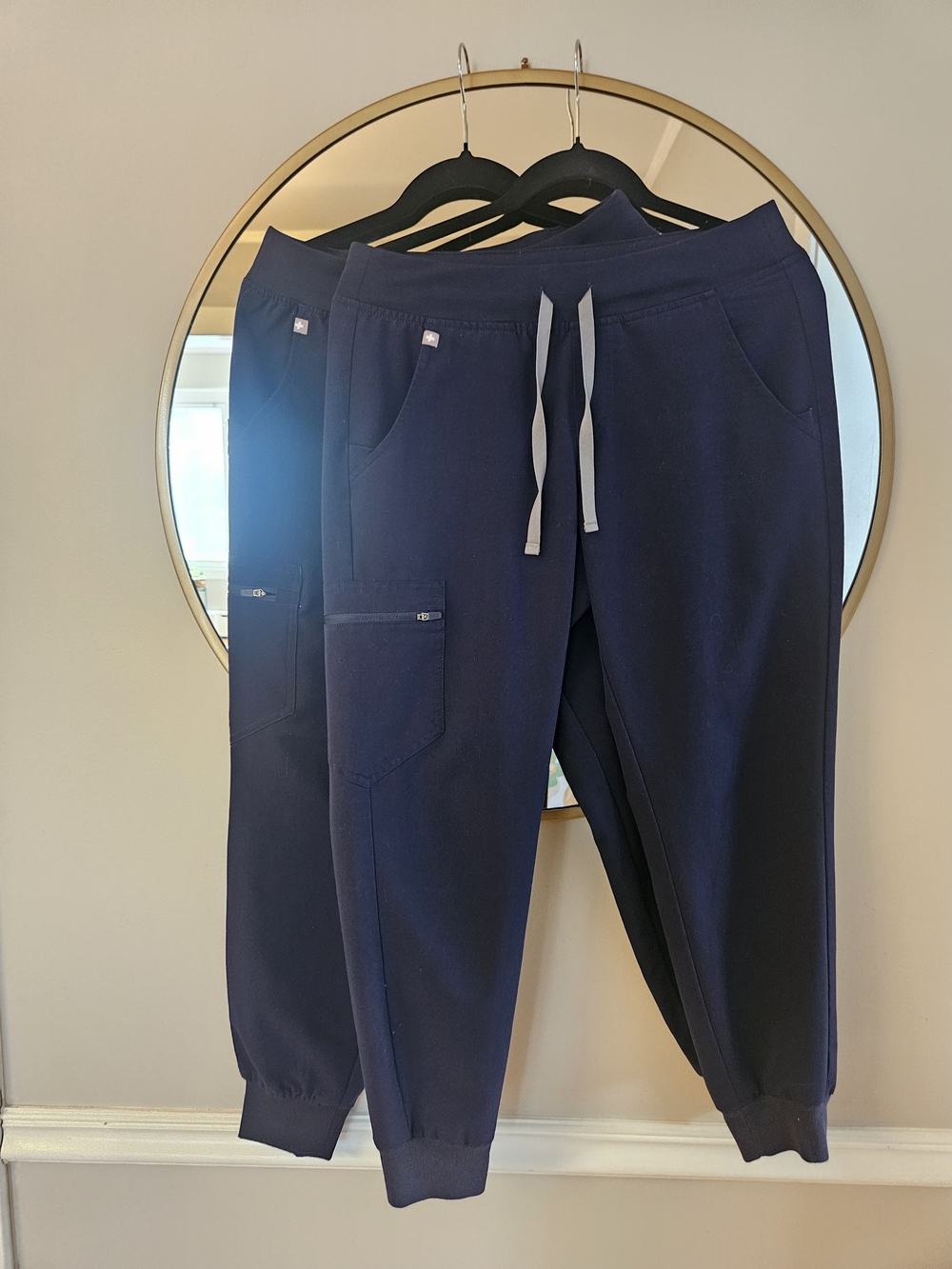 FIGS Scrub Bottoms In Navy X2